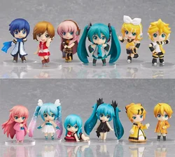 6pcs/set Hatsune Miku virtual singer Anime action figure 3D PVC model Character Cosplay Accessories Toys Statue Christmas Gift
