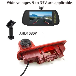 for Car Brake Light Rear View Reversing Camera For Renault Traffic, Opel/Vauxhall Vivaro (2014-Current)