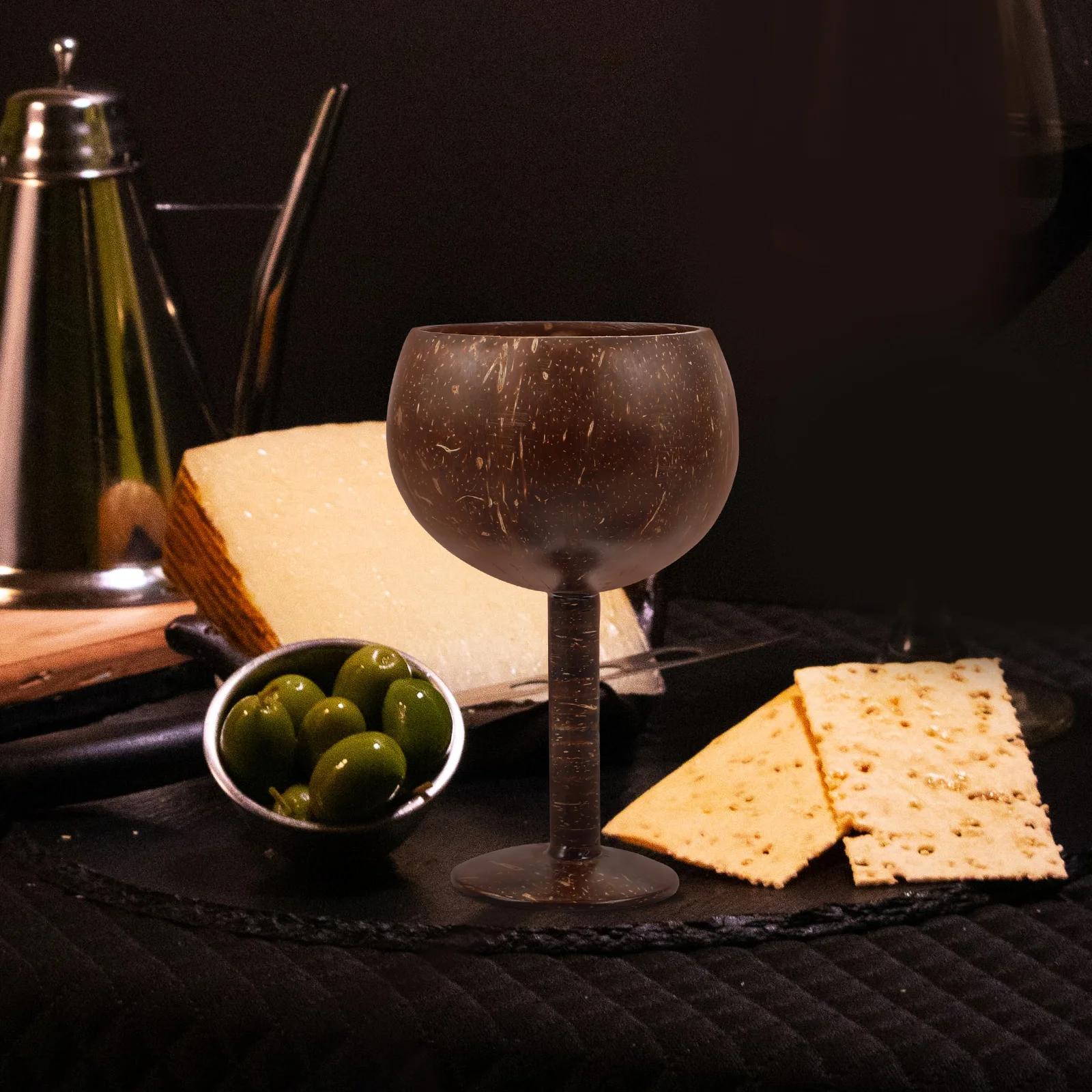 جوز الهند شل كوب جوز الهند كأس كوكتيل للحزب شرب أكواب هاواي شاطئ مأدبة جمع عصير النبيذ المياه جوز الهند قذيفة #4