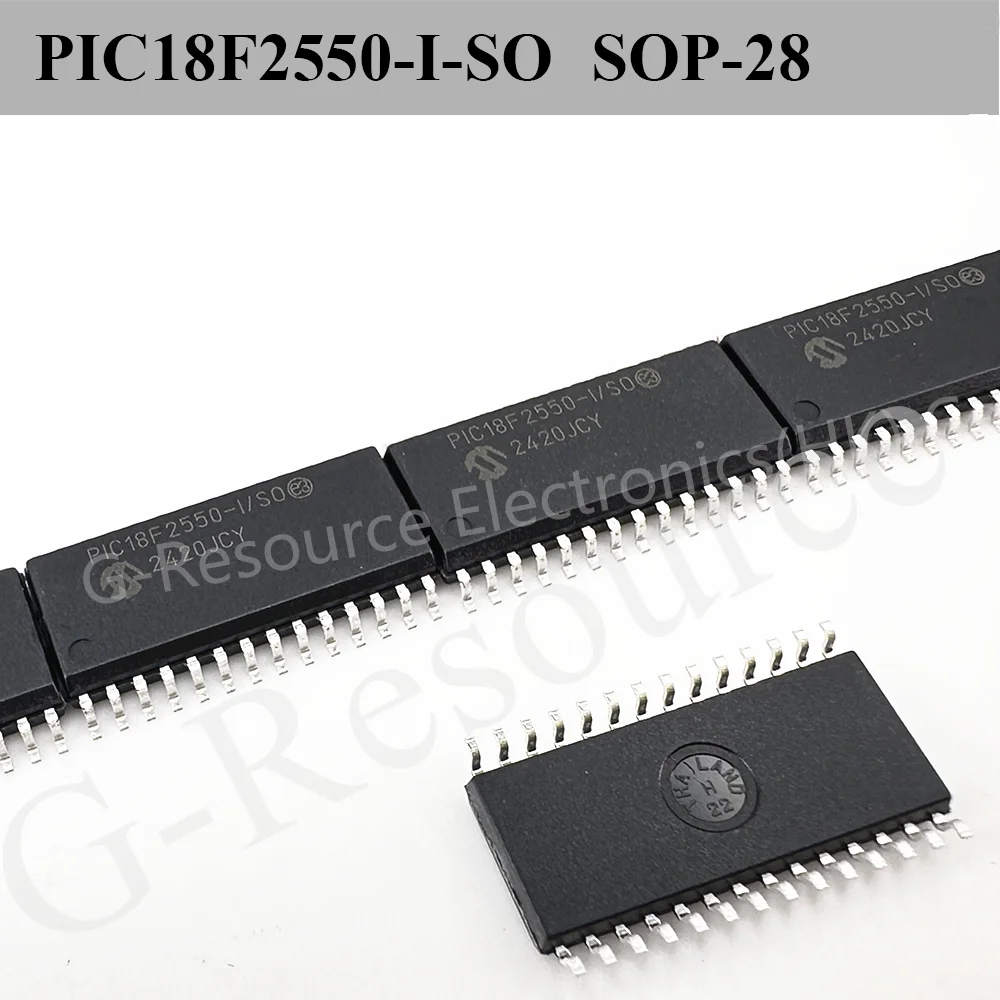 (1 unidad) Microcontrolador PIC18F2550-I/SO SOP-28 48MHz 2KB RAM Industrial