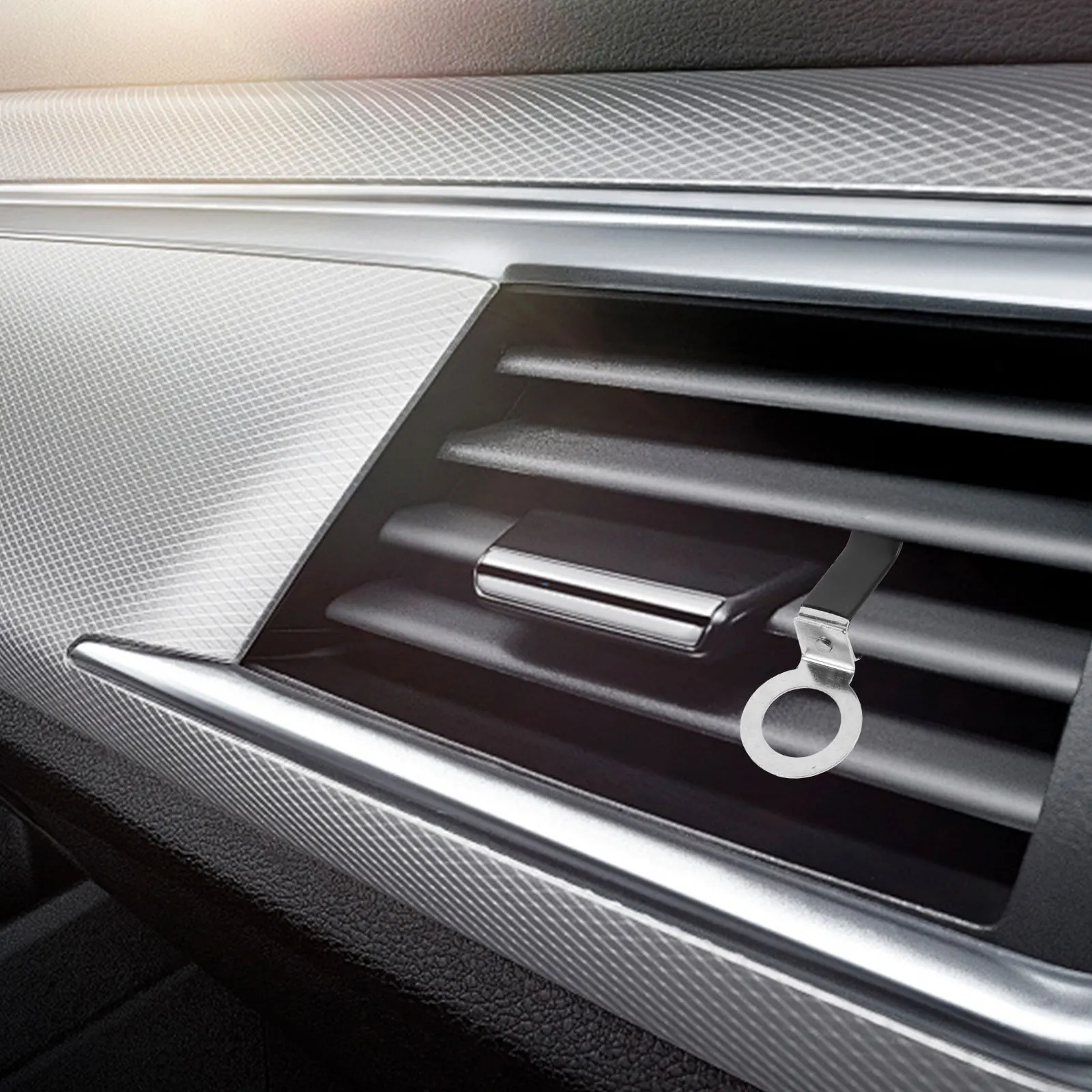 

10pcs Car Air Vent Clips Metal Perfume Bottle Holder Durable Functional Car Interior Accessories Ventilation Clip Decorative