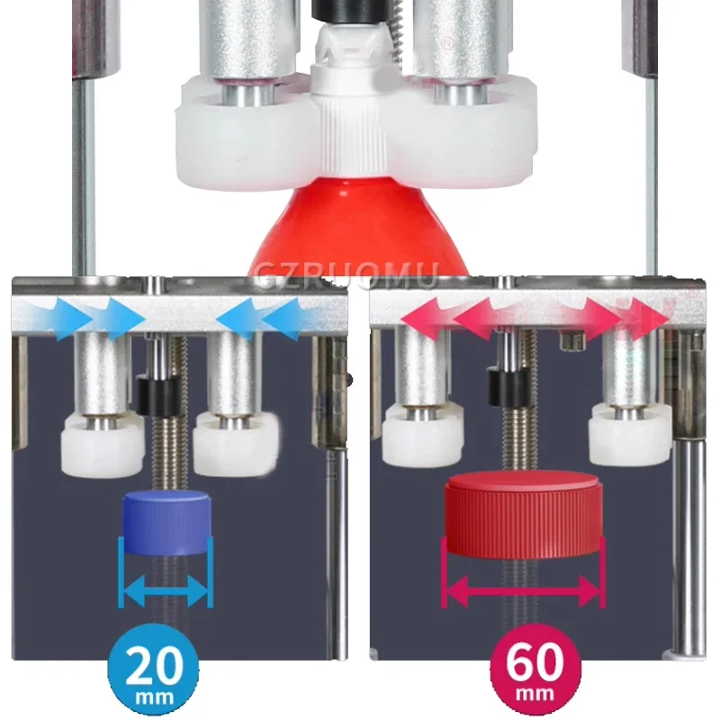 

20-60MM Automatic Electric Capping Machine Plastic Bottle Capper Vertical Cap Screwing Machine Electric Sealing Machine