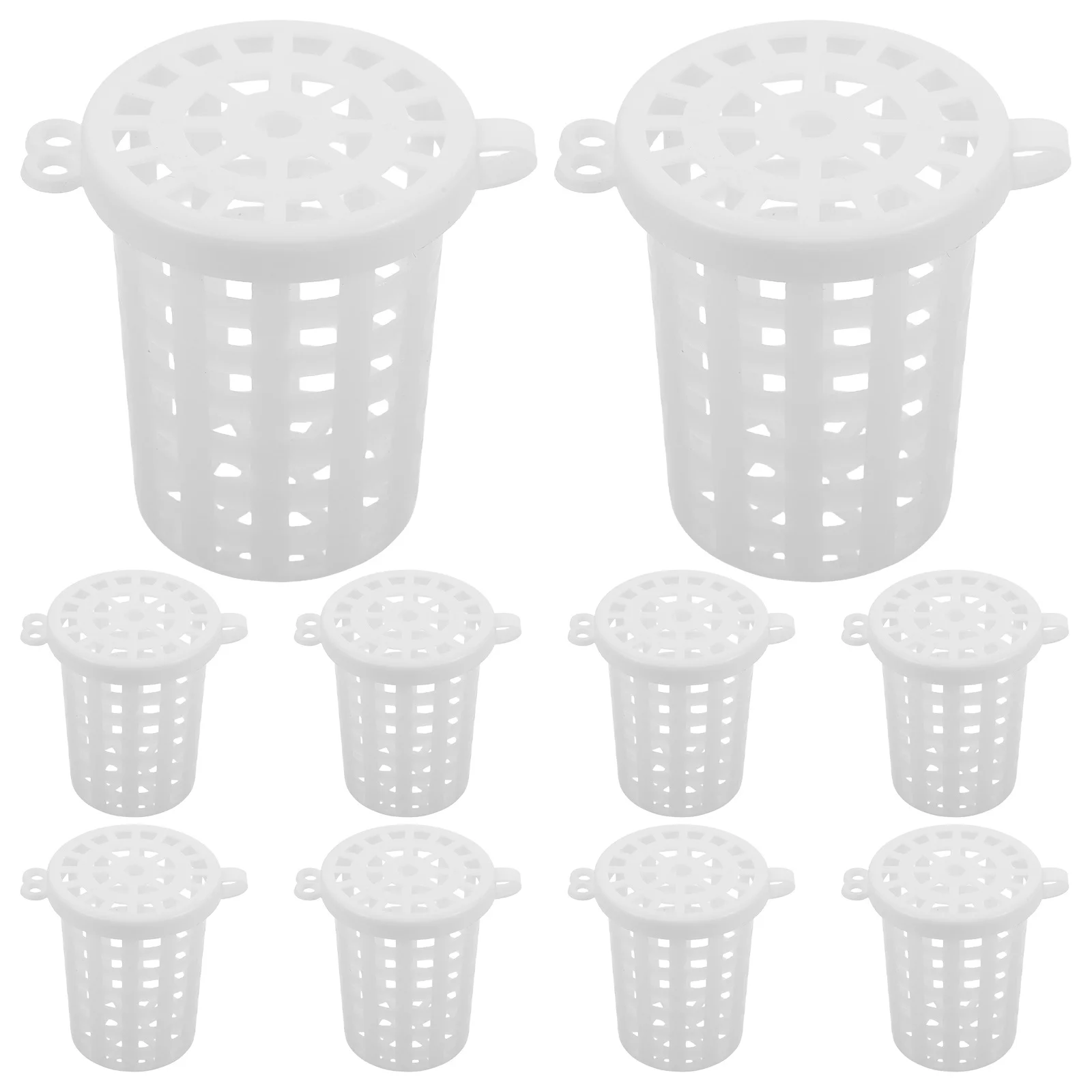 

10pcs Bait Cage Large Capacity For Shrimp Crab Portable Outdoor Trap Durable Bait Holder Fishing Feeder Basket Carp Fishing