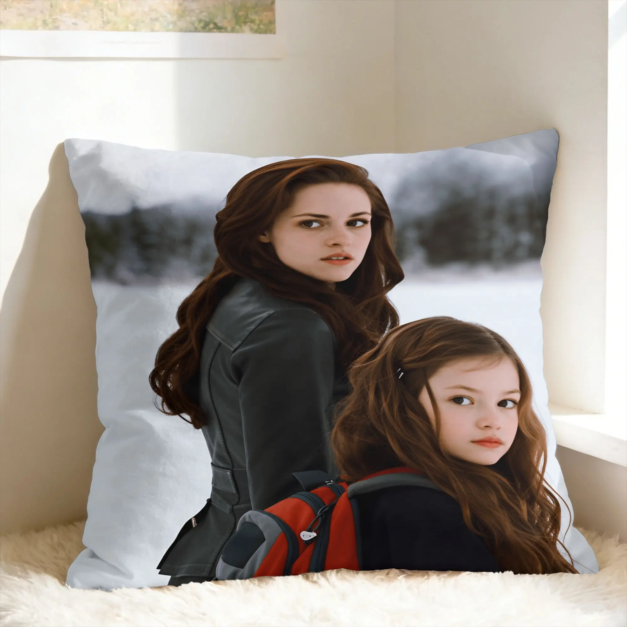 Pillow Case Edward Cullen Square  Pillow Cover For Sofa Home Decor Cute Funny Pillowcases