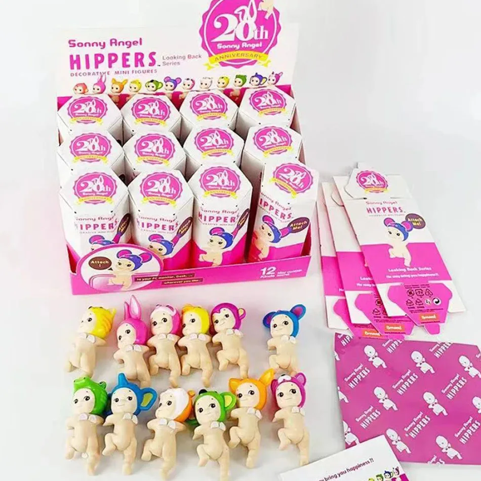 Sonny Angel Blind Box 20th Anniversary hippers looking back Anime Figures Ornaments Dolls Fans Children Gifts Random 1-12pcs