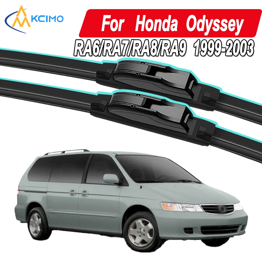 

Силиконовые щетки стеклоочистителя автомобиля для Honda Odyssey RA6/RA7/RA8/RA9 1999-2003 гг. — всепогодные бесшумные щетки стеклоочистителя, быстросъемный зажим