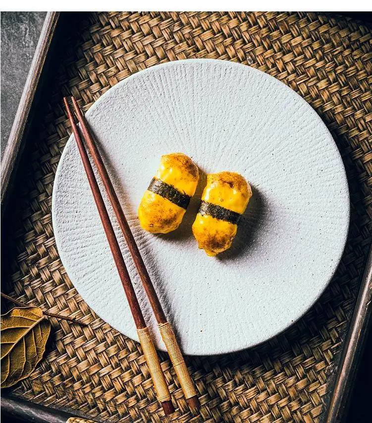 

Обеденный набор, тарелки и дизель, керамические тарелки, круглая полосатая тарелка для стейка, домашняя кухонная посуда