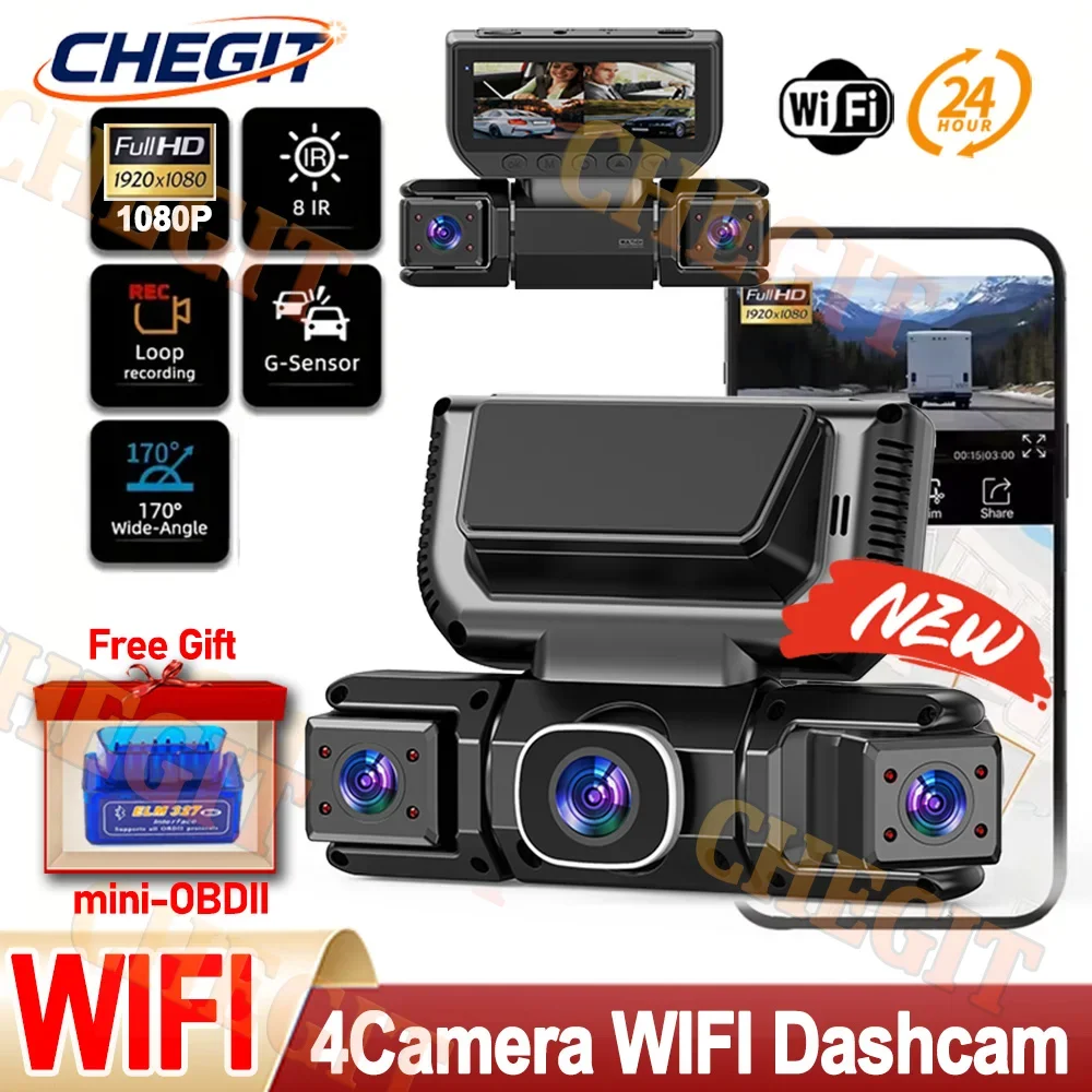 Gift OBD2 4Camera 3…