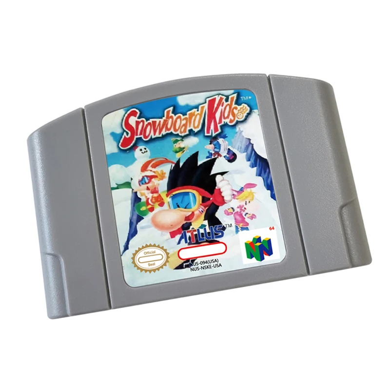 N64 games Cartridge-Snowboard Kids  NTSC Version Retro Games reconstructed