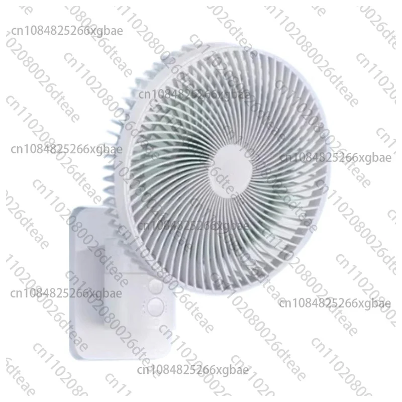 8 Inch Small Wall Mounted Fan With Remote Control, 90° Oscillating, 4 Speeds High Velocity, Timer, Adjustable Tilt