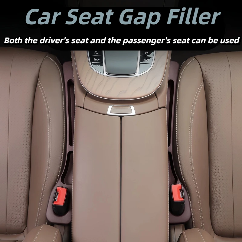 

2PCS Car Seat Gap Filling Strip Between Seats Crevice Filler Leak Proof Auto Interior Accessories For BMW E46 enz Toyota Ford