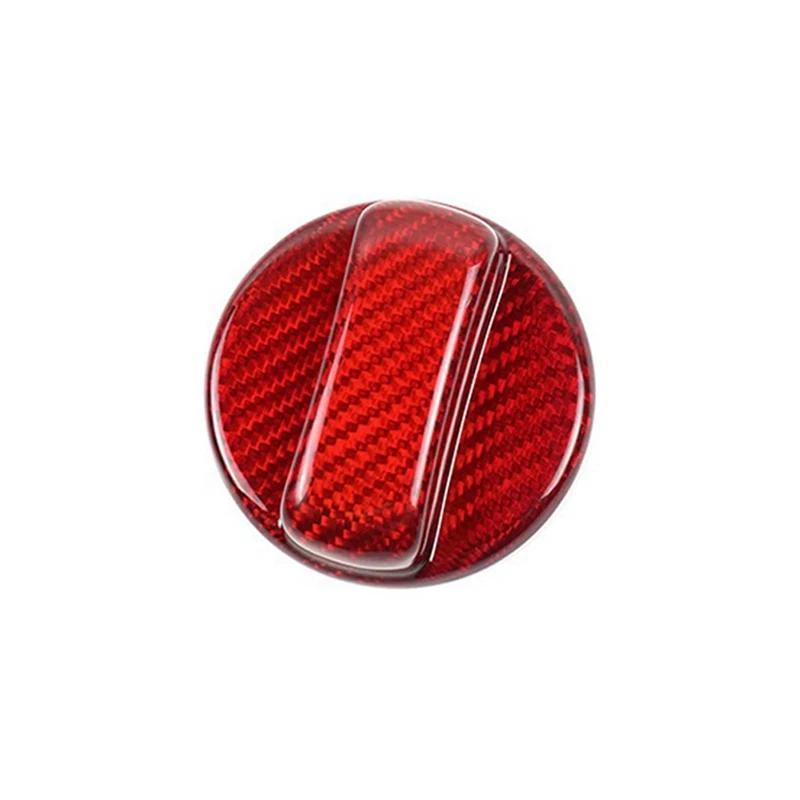 Real Hard Carbon Fiber Car Fuel Tank Cap Trim Cover Universal for GR86 2021 2022 2023 Yaris(A)