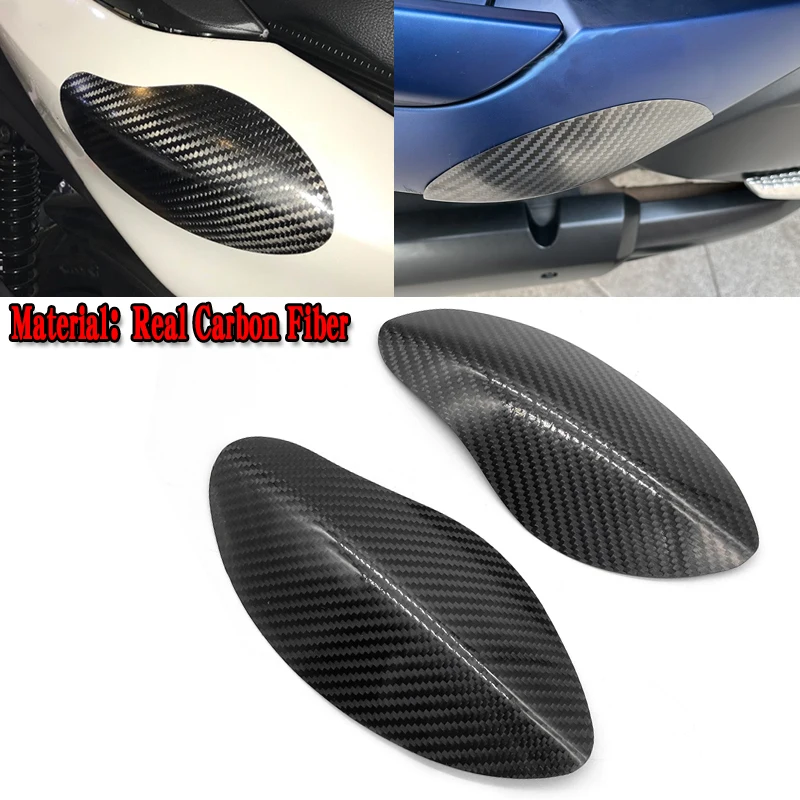 Fit For YAMAHA XMAX 400 300 250 125 Motorcycle Scooter Accessories Real Carbon Fiber Protective Guard Cover Styling X-MAX400