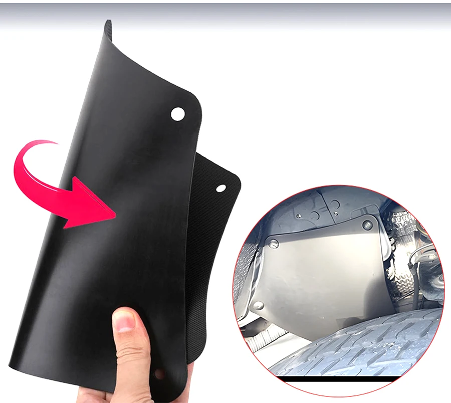 

4Pcs Front Mud Flaps Splash GuardsMud Flaps Guards Mudflaps Fender Liners Shield Apron Seal For Toyota Tundra Sequoia 2008-2021