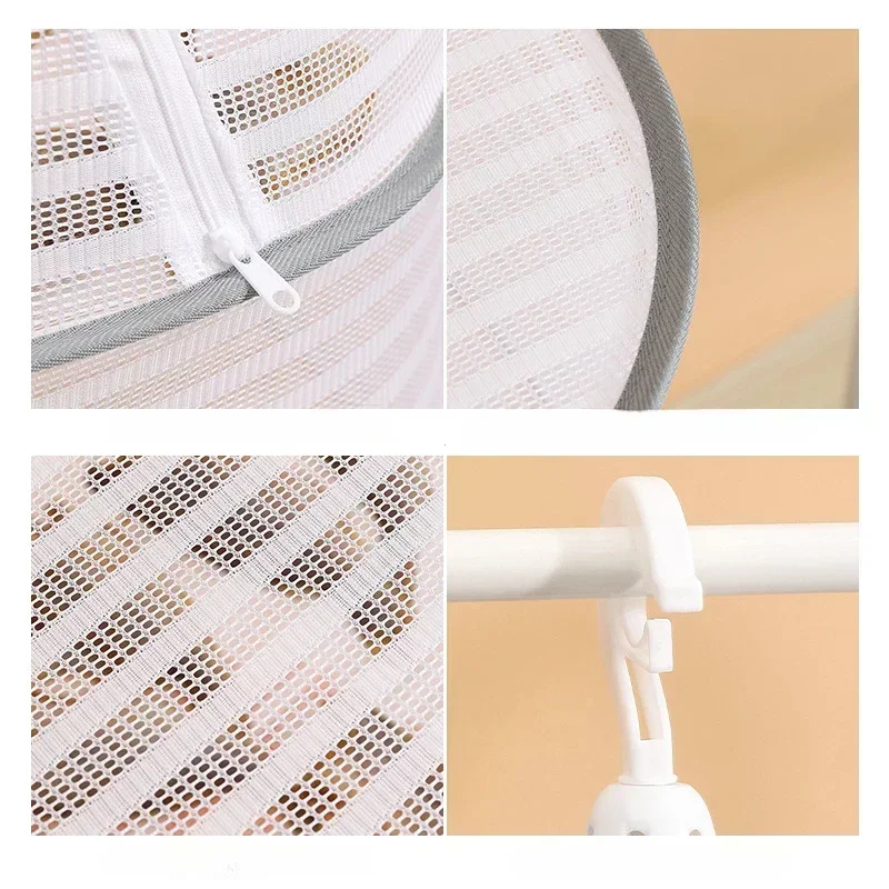 Food Drying Net Anti-mosquito Folding Dry Rack for Herbs Hanging Basket Dryer Bag Mesh Herb Drying Net for Flowers Buds Plants