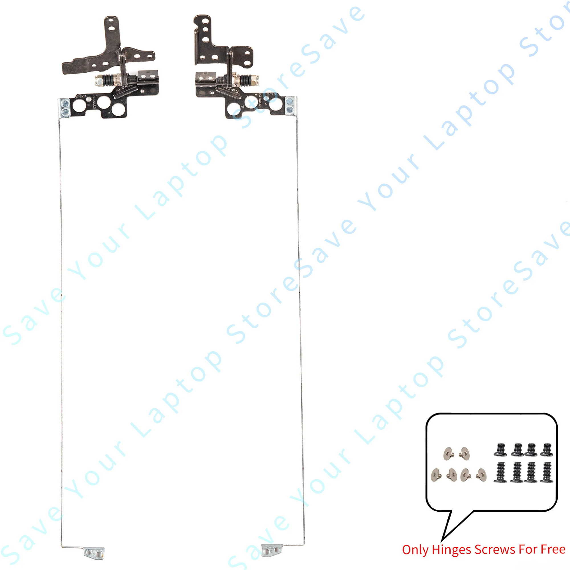 Imagem -06 - Tampa Traseira Lcd para Pavilhão 15-cw 15-cs Tpn-q208 Top Case Dobradiças da Moldura Frontal Peças do Laptop Substituir Preto Cinza