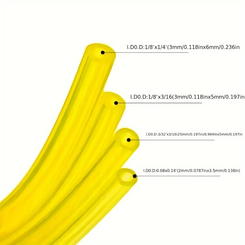 4PCS For String Trimmer Chainsaw Saw Blower Grass Cutter Brushcutter Fitting Petrol Fuel Gas Line Pipes Hoses Petrol Line