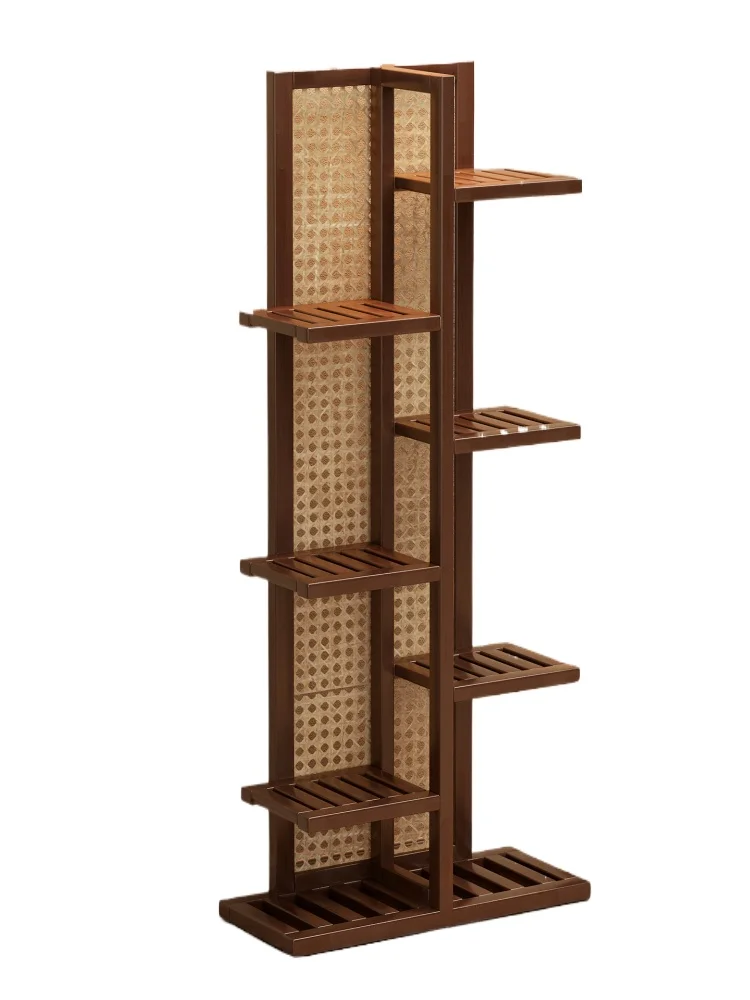 

Balcony flower rack, living room floor-to-ceiling rack, outdoor courtyard bracket, multi-layer plant display rack