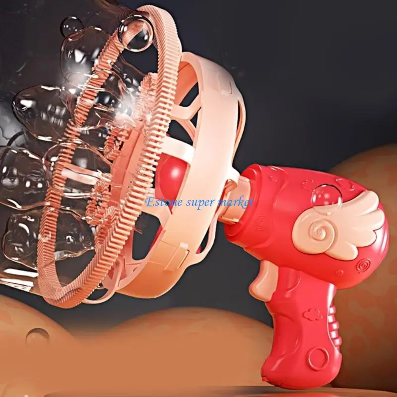 090B Children Bubble Machine Bubble Blower Guns Electric Foaming Party Garden Beach