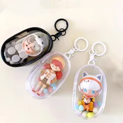 Mystery Box Dikker Transparant PVC Sleutelhanger Sieraden Organizer Bag Doll Toy Storage Case Clear Organizer Box Portemonnee