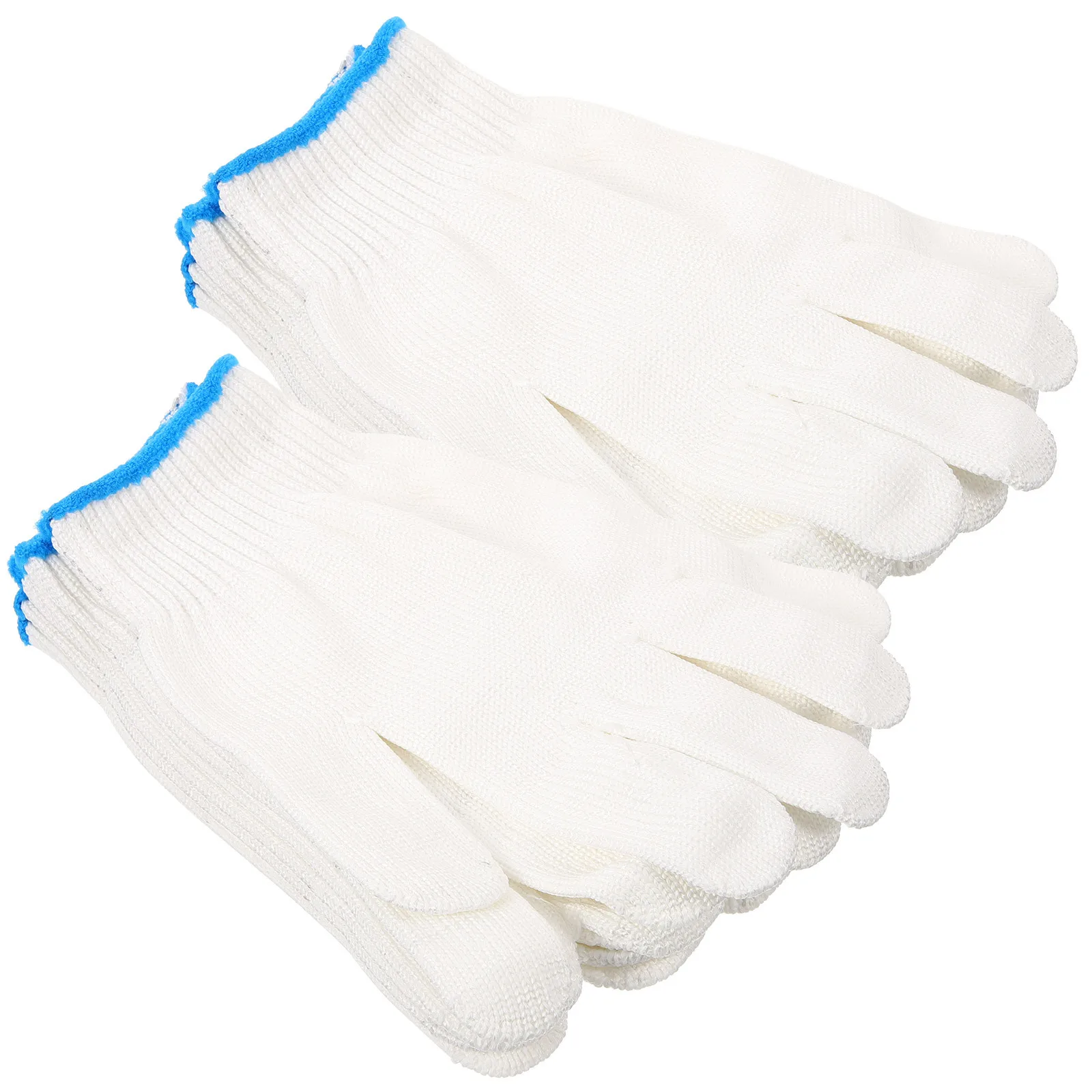 12Pairs قفازات العمل المهنية عدم الانزلاق حديقة واقية مقاومة للاهتراء سهلة نظيفة طويلة الأمد مريحة القيادة ركوب الدراجات