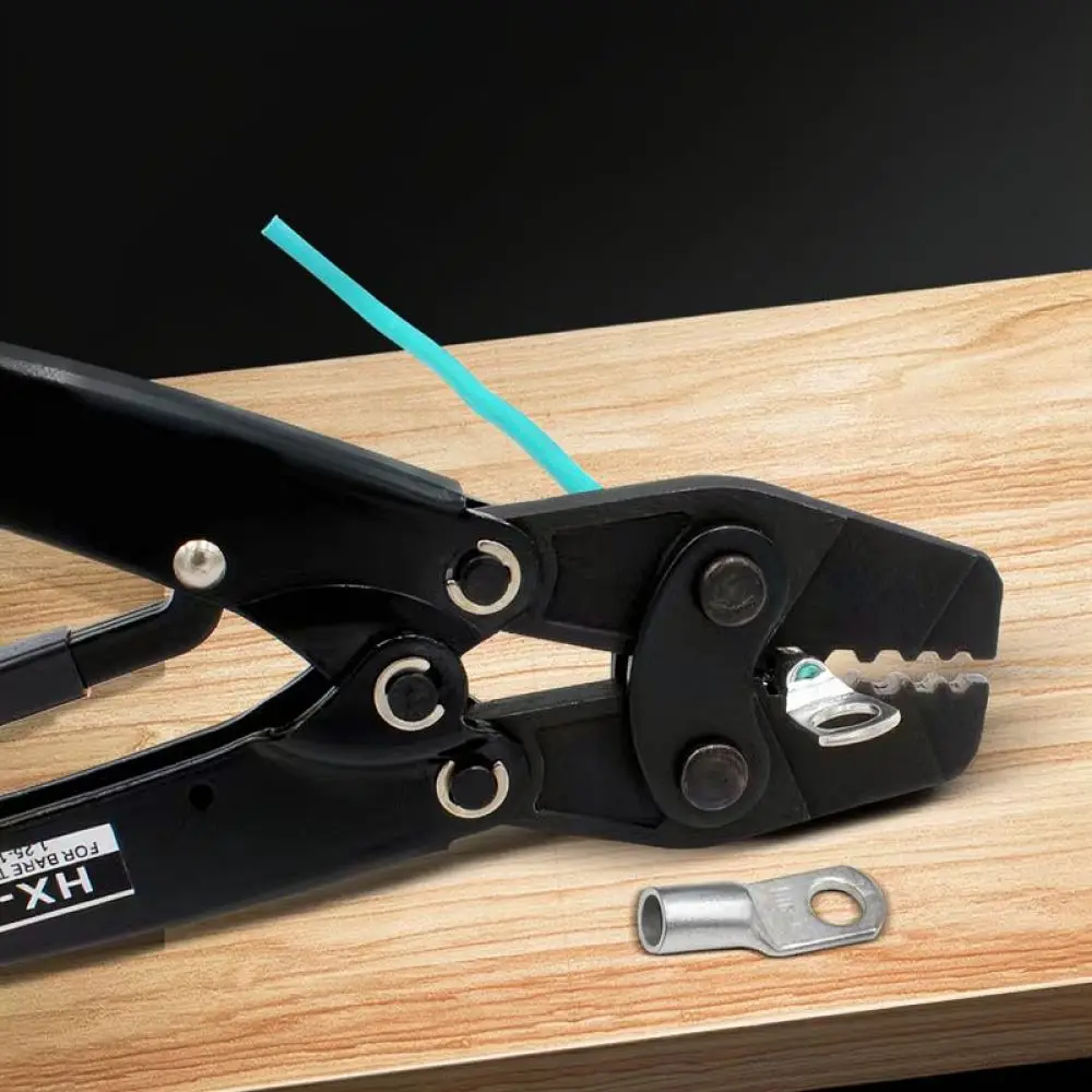 HS 16 Ratchet Wire Crimper For Sibang Electrical Installation Hand Tool Professional Bare Terminal Pressing Pliers Device