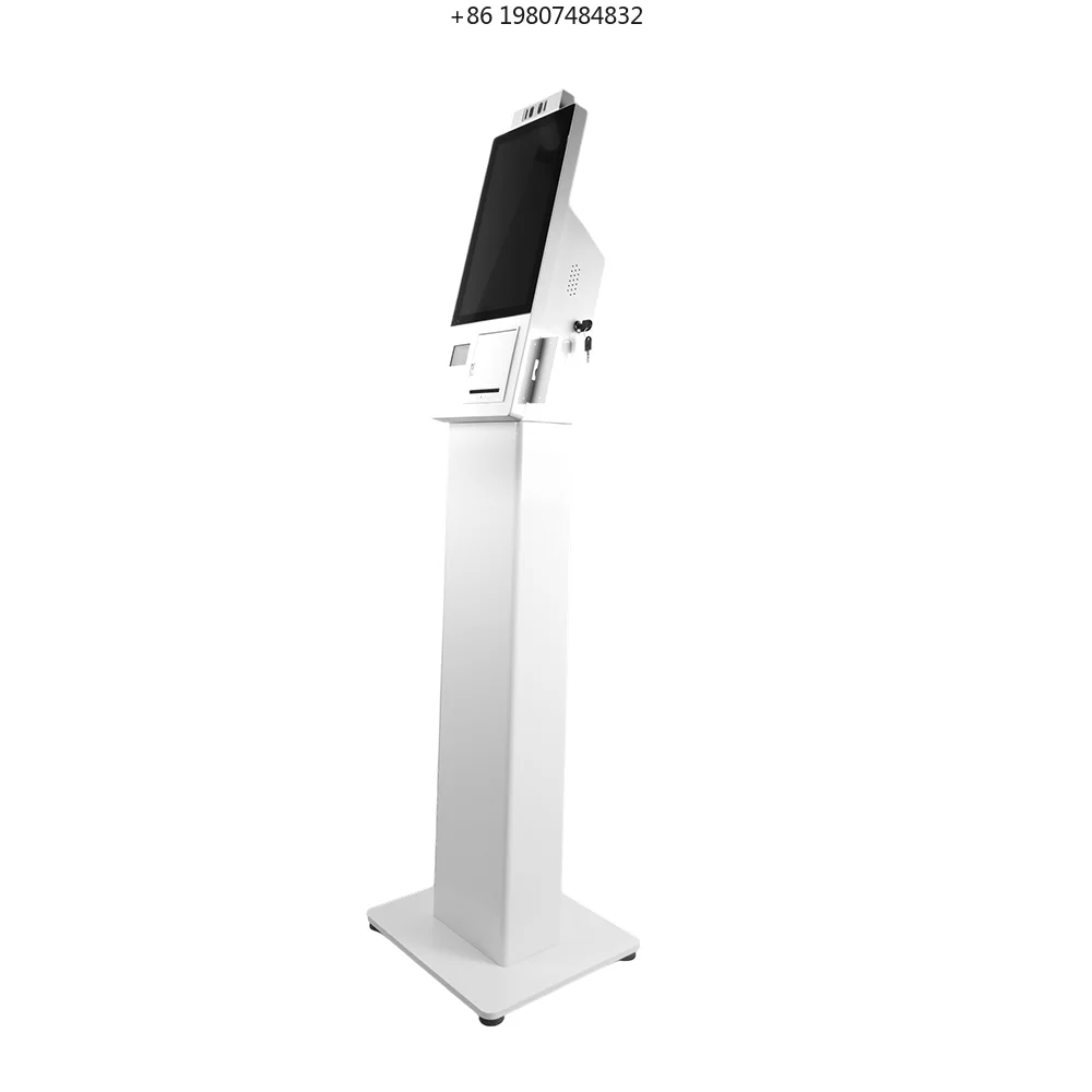 

15.6 Inch Android Self-Service Kiosk for Aliexpress, Built-in QR Scanner Receipt Printer Retail Information