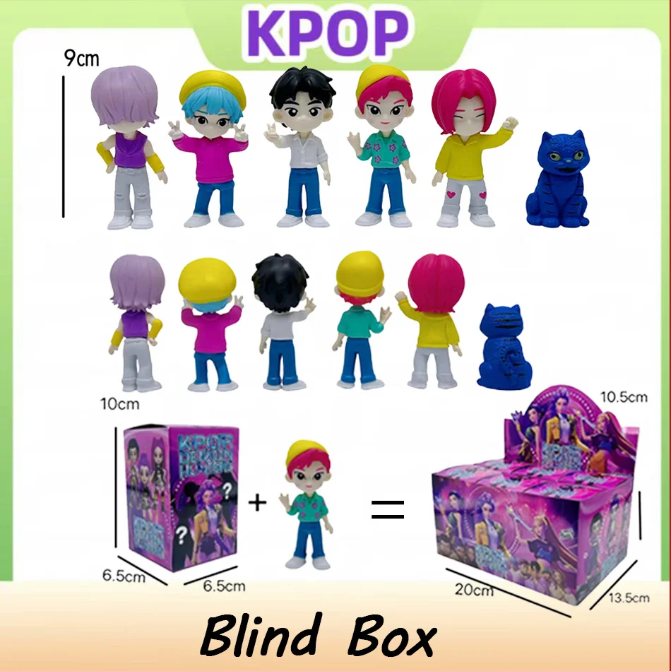 ของเล่นไวนิลตัวละครอนิเมะ K-Pop ดีวีล ฮันเตอร์ ปี 2025 รูมิ มิรา โซอิ ของเล่นไวนิลมาส์ก บลายด์บ็อกซ์ ของตกแต่ง ของขวัญวันเกิด