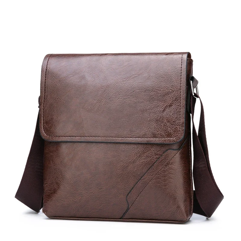 New Small Men Messenger Bags Bag Business Man Crossbody Bag Vintage Sling Pack Leather Male Bag Casual Shoulder Bag Luxury