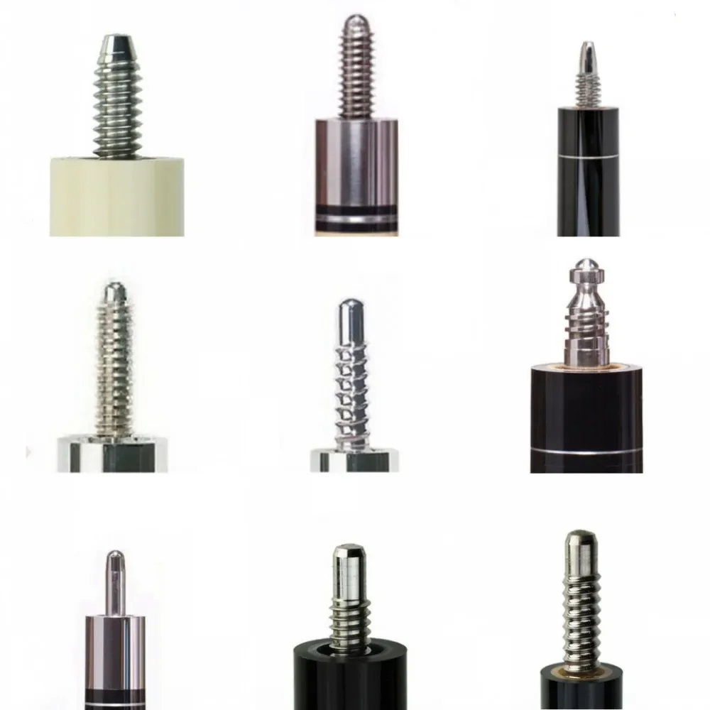 

Pool Cue Thread Pins Uni Loc/3/8-10 3/8-14 Dual Force 5/16-18 Radial Wavy Speed Loc United Joint for Mezz Cuetec Cue