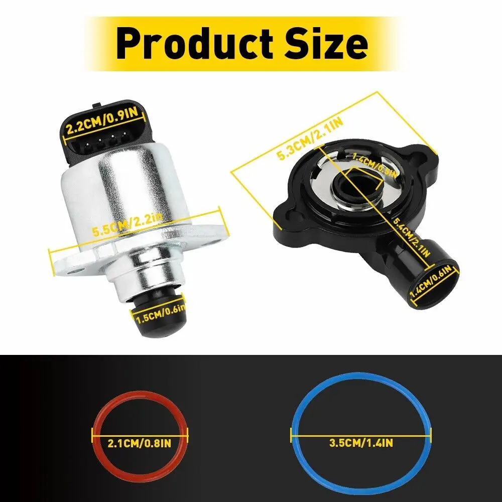 Sensor de posição do acelerador com válvula ociosa, IAC para Chevy GMC Buick Cadillac, 15023180, AC234, 17123852, TPS TH149