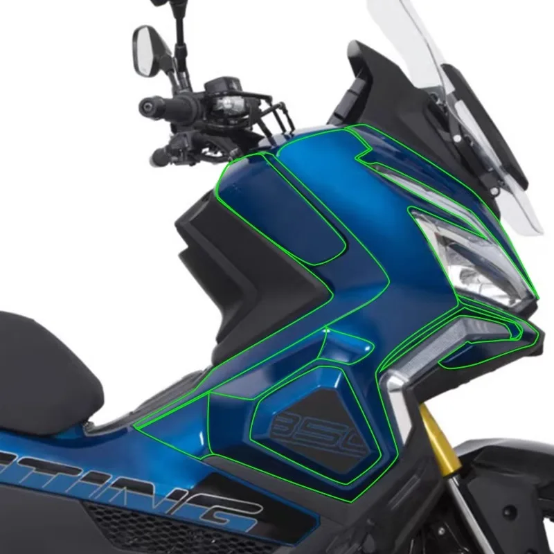 Suitable for 25 kinds of Guangyang Racing boat X350 invisible motorcycle protective film body anti-scratch sticker modification