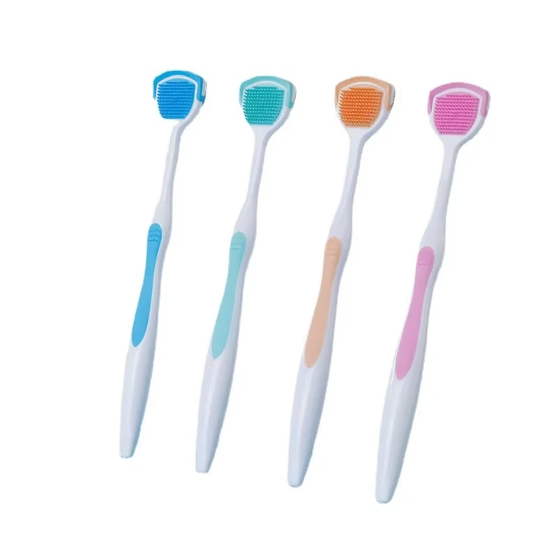 Brosse à langue en Silicone souple, revêtement de langue, grattoir, nettoyage de la bouche, haleine fraîche, grattage, hygiène, soins de santé bucco-dentaire