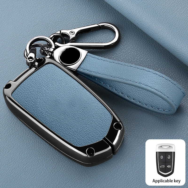 Schutzhülle für Autoschlüssel aus Zinklegierung, passend für Borgward BX7 BX5, langlebiges Schlüsselcover-Zubehör, Auto-Gadgets