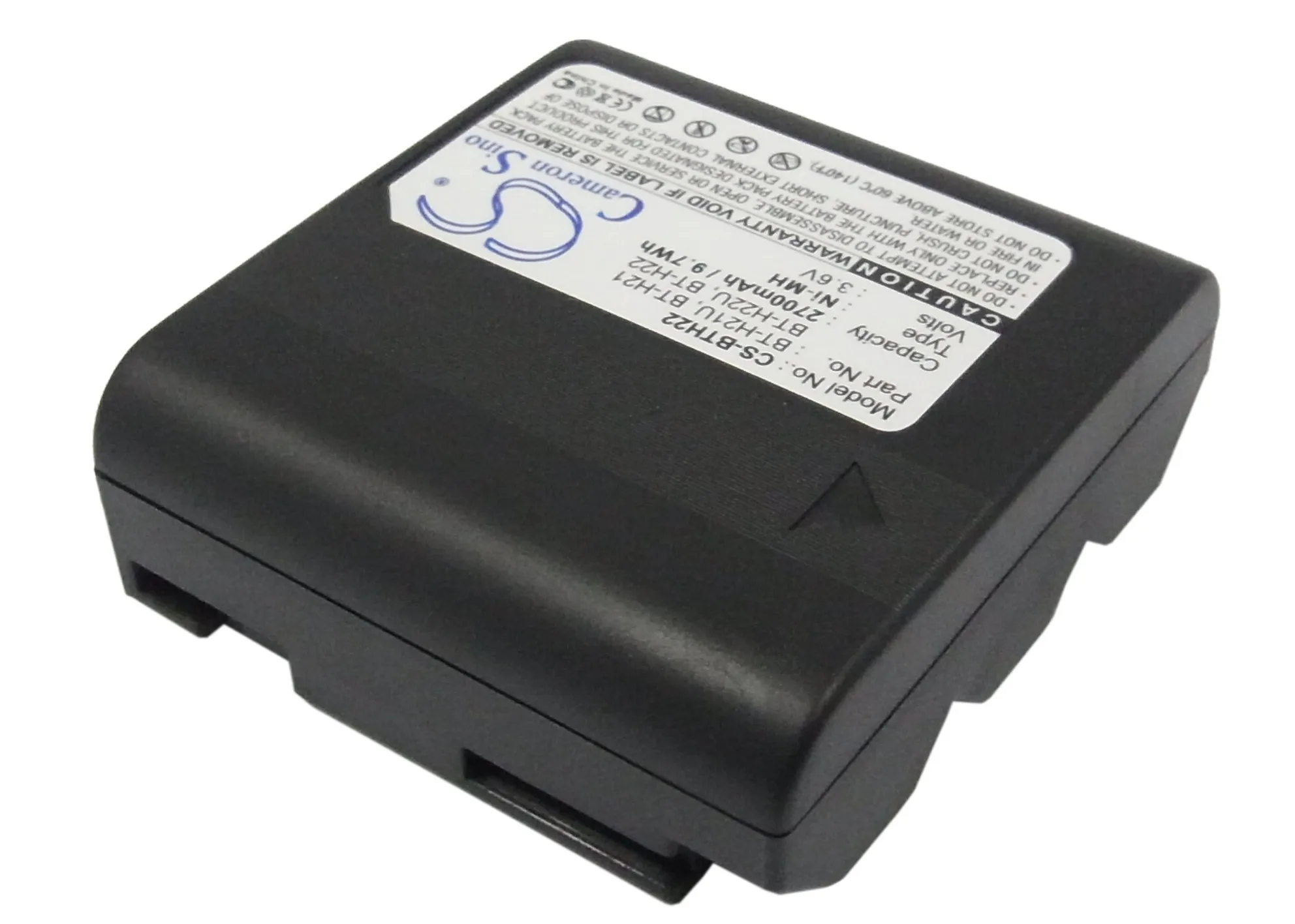 CS Replacement Battery for Sharp VL-AH50S,VL-AH1510,VL-AH131E,VL-AH1500,VL-SW50,VL-SW50U,VL-AH131, PN:BT-H22 2700mAh / 9.72Wh