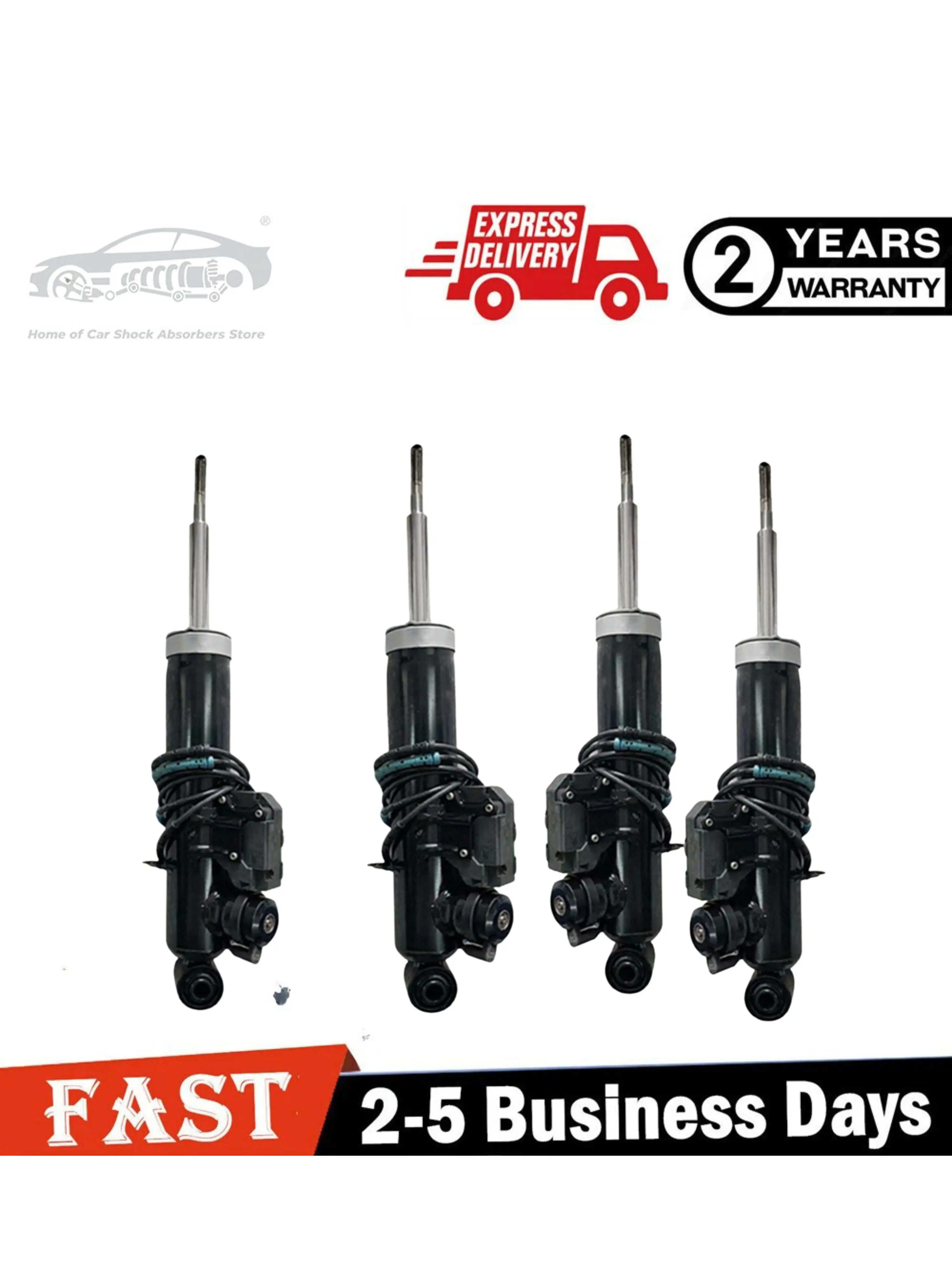 

4X Front Rear Shock Absorber Struts VDC Fit BMW X5 X6 E70 E71 07-14 37116788761