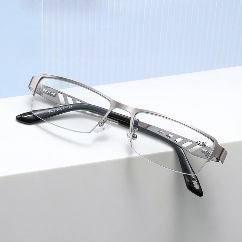 نظارات فوتوكروميك عالية الوضوح مضادة للضوء الأزرق، خفيفة الوزن للغاية ومريحة، نظارات طبية مخصصة للجنسين #2