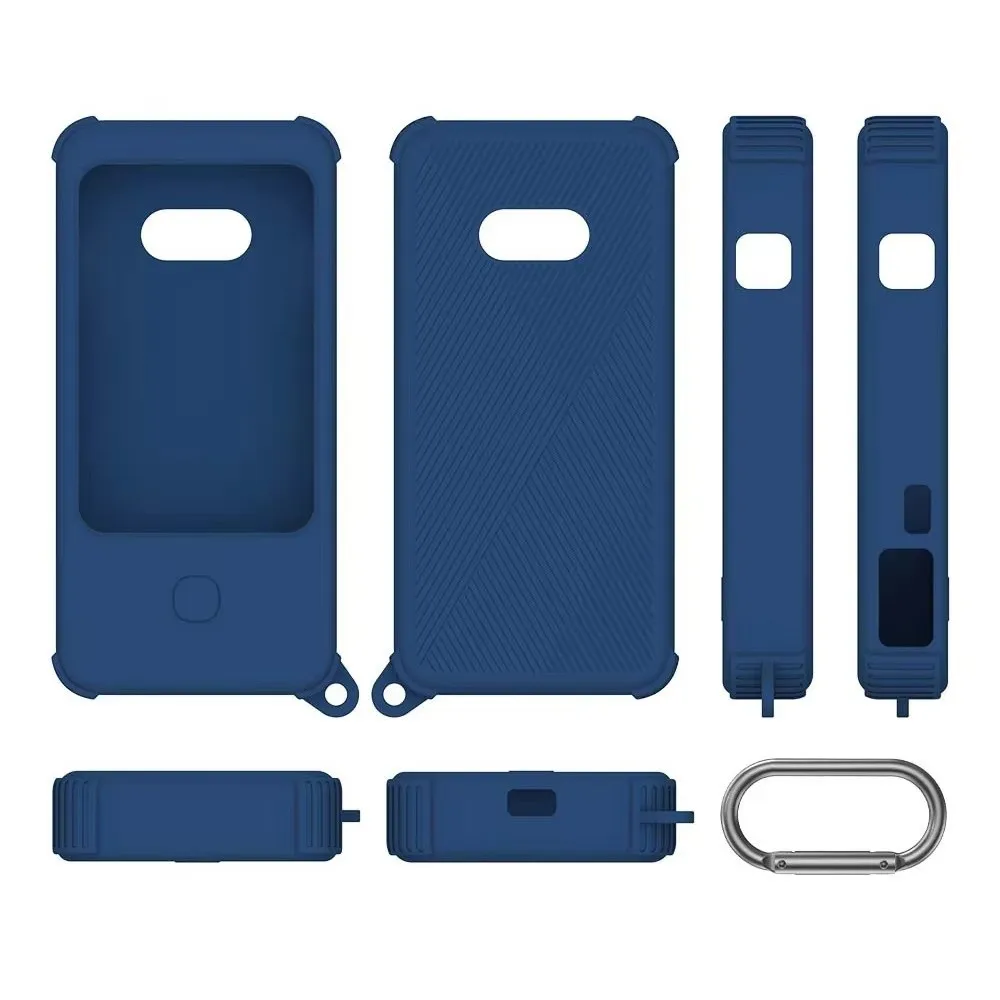 Silicone Travel Router Cover with Grip Texture Shockproof Router Case Anti-Scratch Soft for GL.iNet MUDI 7 (GL-E5800)