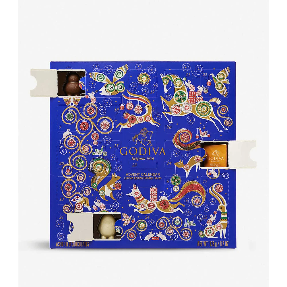 Customization.Low Moq Wholesale Printed logo Price Custom Ramadan Gift Box with Tray for Chocolate Advent Calendar