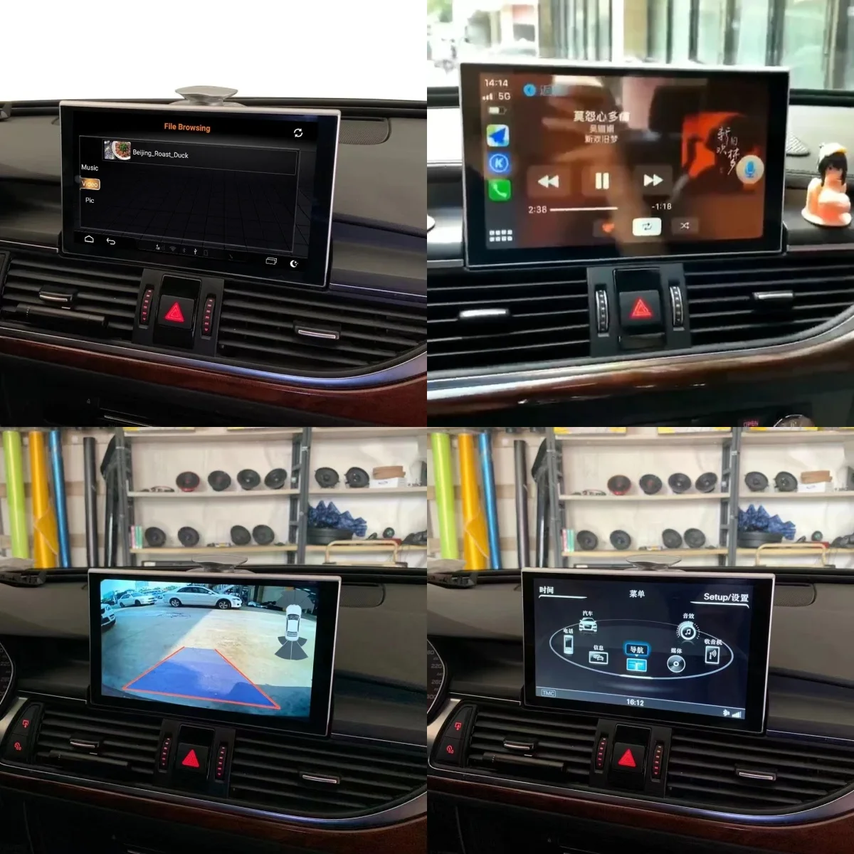Untuk Audi A6 S6 A7 C7 RS7 RS6 S7 2012-2018 Radio Video Mobil Android Radio DVD Player Audio Multimedia GPS HD Layar Sentuh Radio