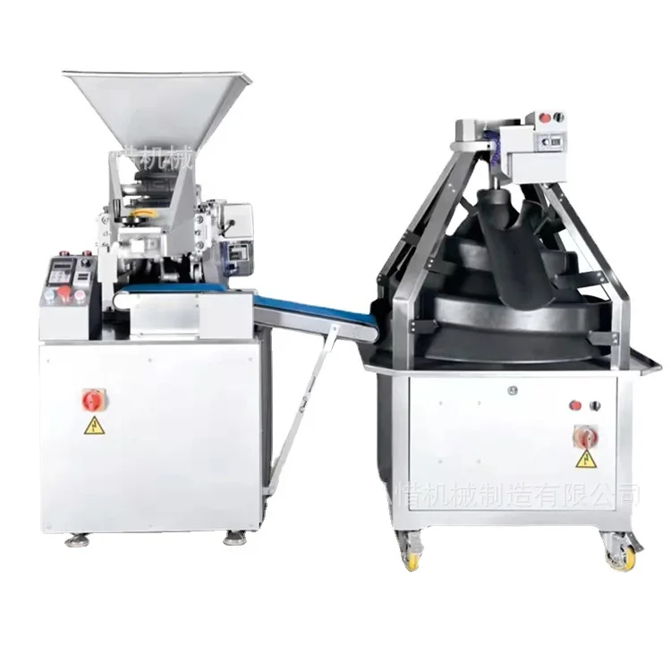 Customized Dough Partitioning Machine, Continuous Conical Rounder