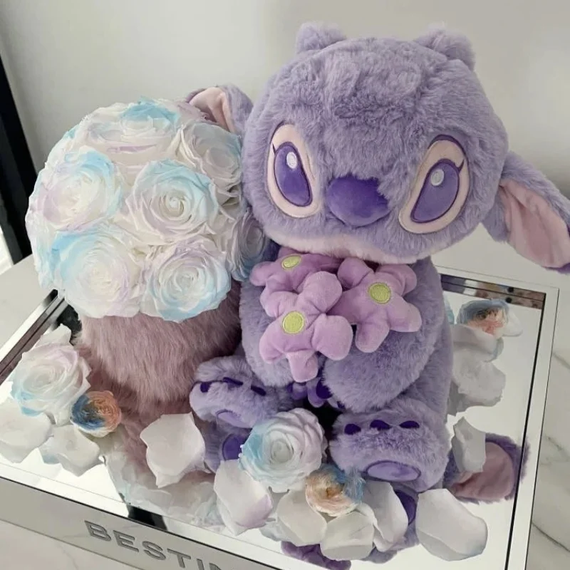 

Authentic Disney Lavender Series Interstellar Baby Stitch Angel Plush Toy Doll Stitch Doll Gift Girl Cute Birthday Surprise Gift
