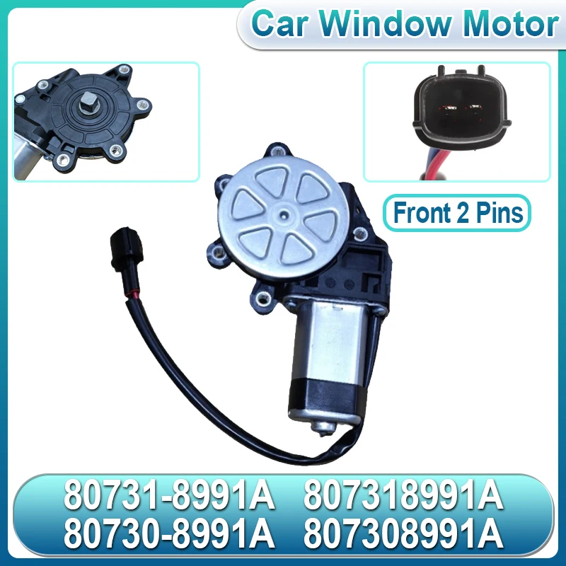 Front 2 Pins Window Motor for Nissan Sentra ALTIMA FRONTIER X-TERRA MAURANO 80731-8991A 807318991A 80730-8991A 807308991A Parts