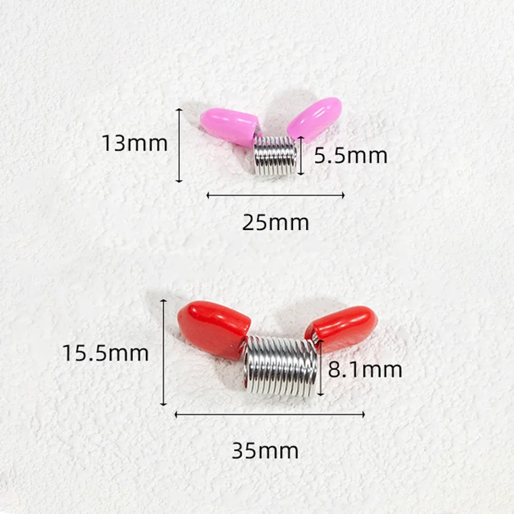 5pcs Spring Bead Clamps Creative Wire Ends Jewelry Making Tool to Prevent Beads from Falling for DIY Handmade Bracelet Necklace
