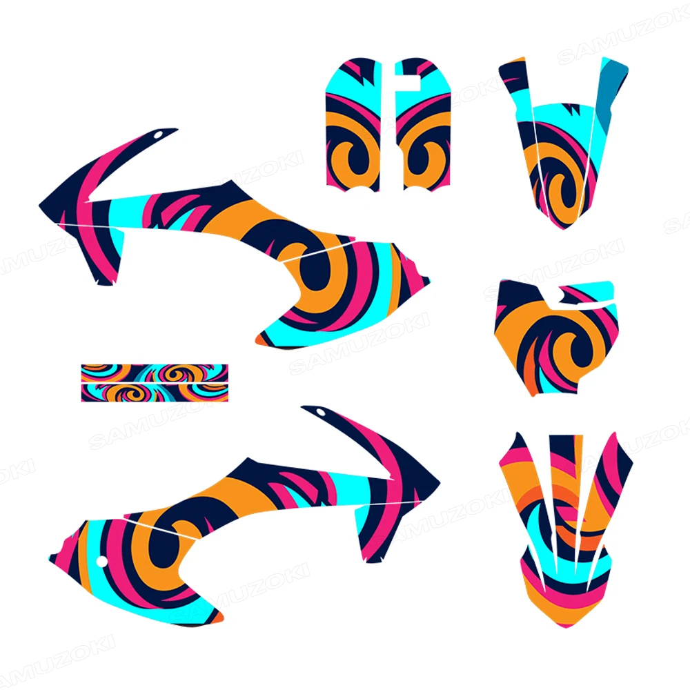 

Motorcycle Fairings Full Graphics Stickers Decals Kit Background Fit for SX50 SX 50 50SX 2016-2023 - Multiple Years Coverage