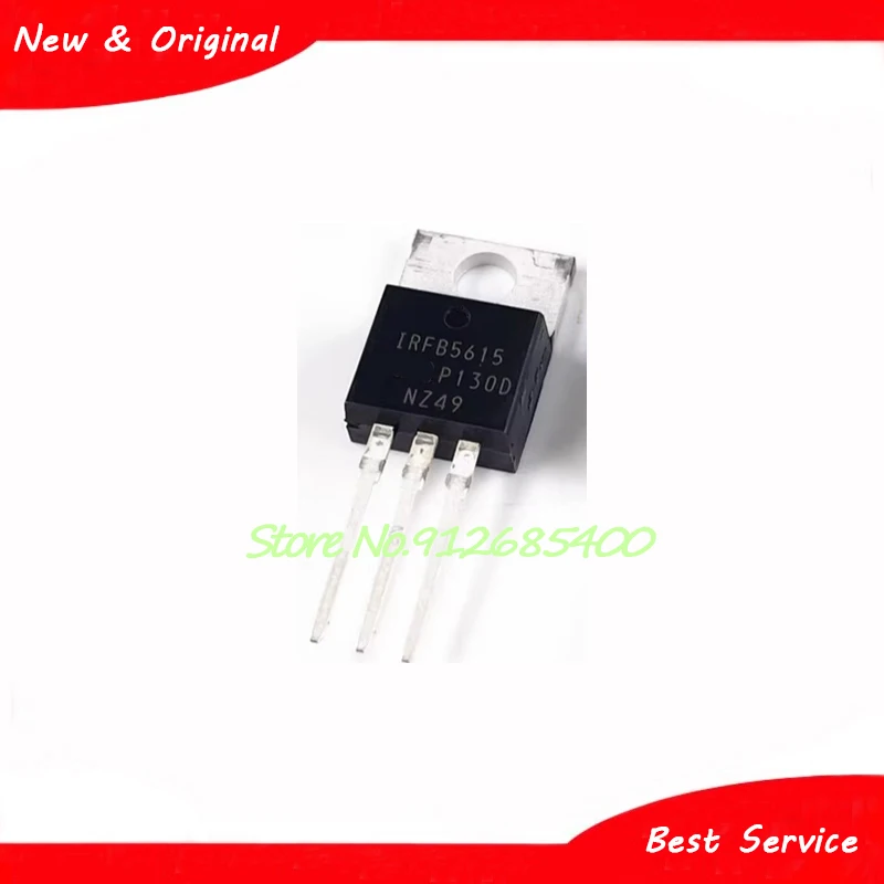 10 Pcs/Lot IRFB5615PBF IRFB5615 TO-220 New and Original In Stock