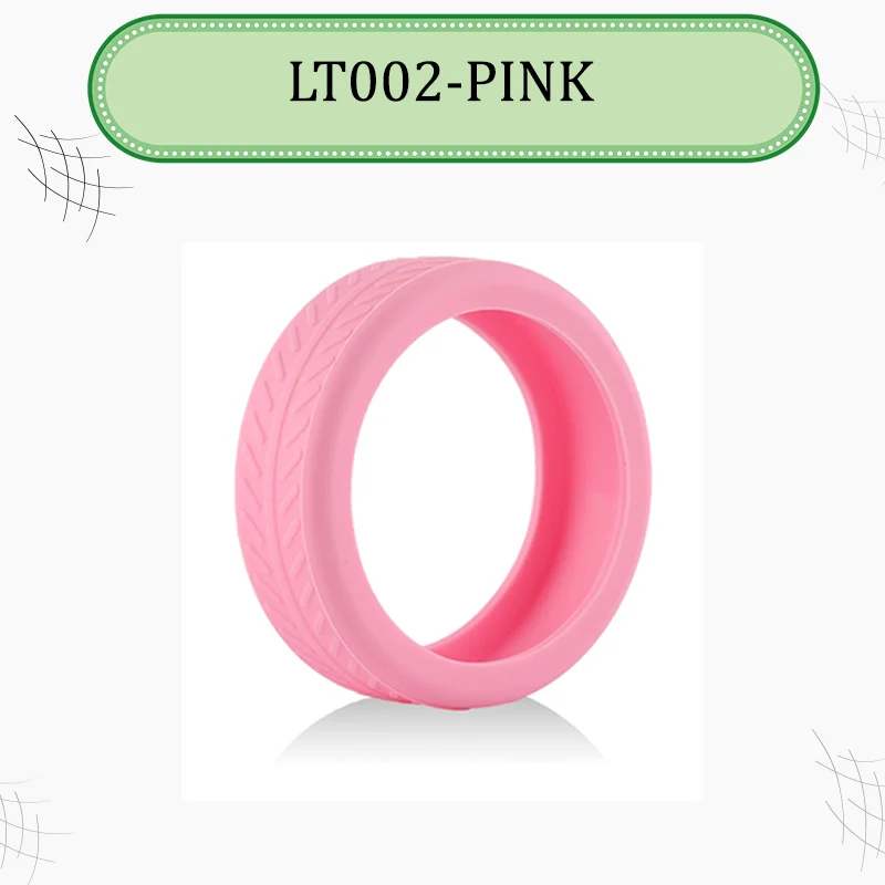 For LT002 Ultra-Quiet Luggage Accessories Durable Rubber Wheels Reduce Noise Universal Wheel Replacement Covers