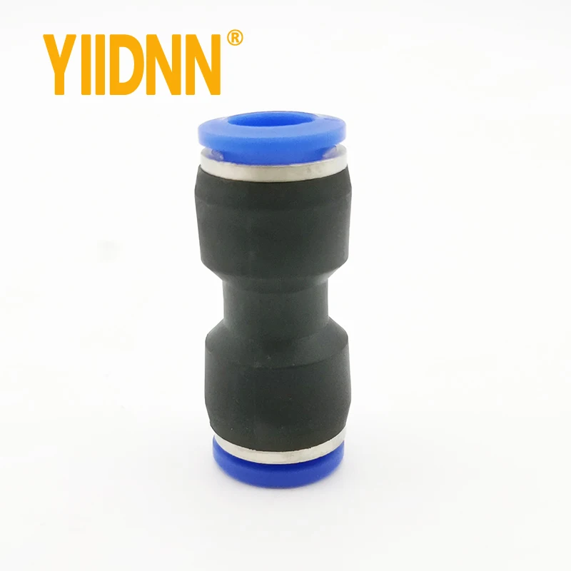 PU 공압 피팅 I 타입 양방향 직선 커넥터, 4mm, 6mm, 8mm, 10mm, 12mm 튜브