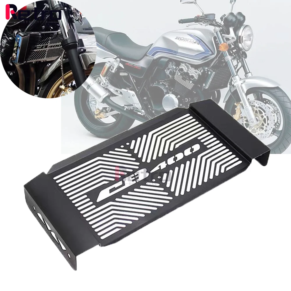 Radiator Grille Guard Cover For HONDA CB400 VTEC 1999-2021, CB400SF 1992-1998 Motorcycle Accessories Fuel Tank Protector Net