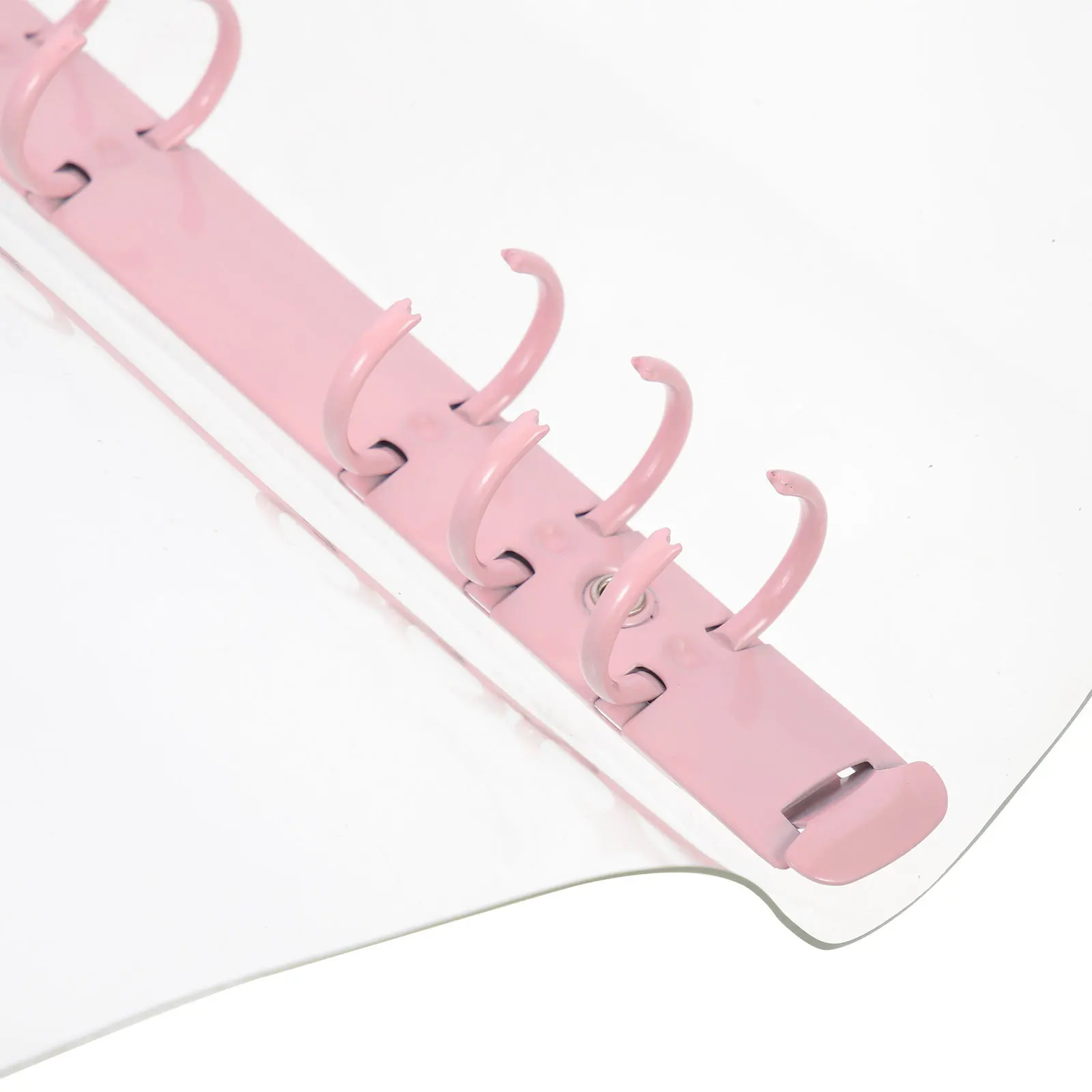 2 قطعة 6-حلقة الموثق غطاء بولي كلوريد الفينيل فضفاضة ورقة دفتر قذيفة للمدرسة اللوازم المكتبية الموثق غطاء للكمبيوتر الدفتري سجل القصاصات مخطط